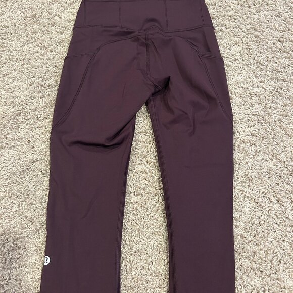Lululemon Fast and Free Reflective High-Rise Crop 19" - Picture 3 of 3